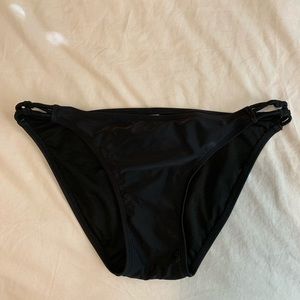 black bikini bottoms